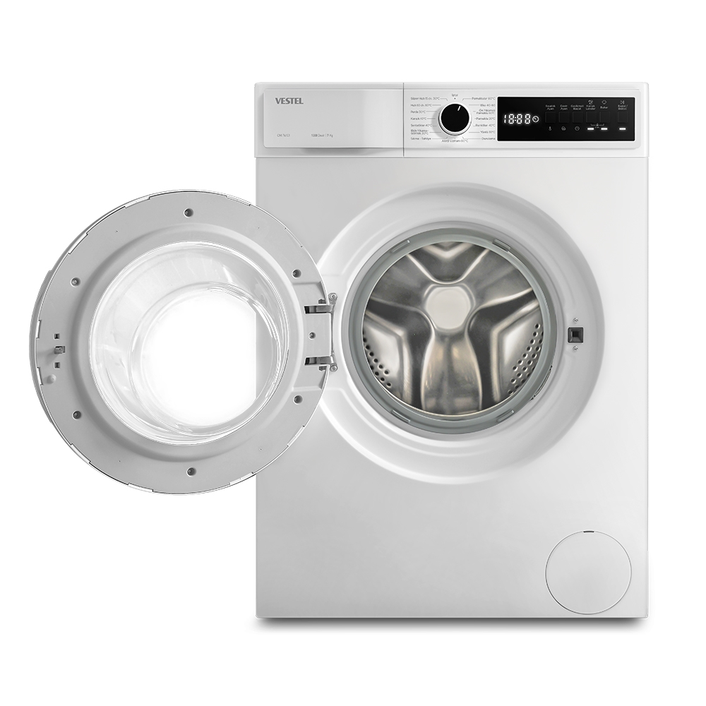 VESTEL CMI 76201 C Enerji Sınıfı 7Kg Çamaşır Makinesi Beyaz