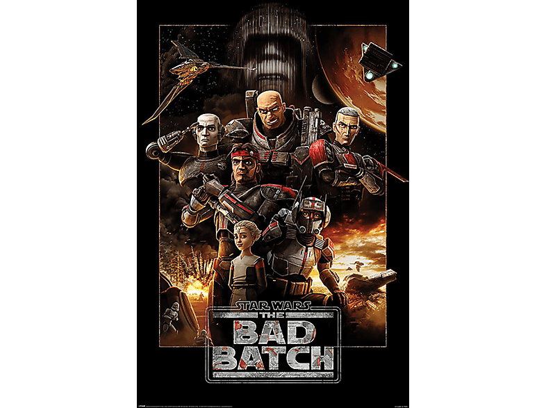 PYRAMID Clone Wars Poster The INTERNATIONAL Wars Bad Batch Star The Sequel