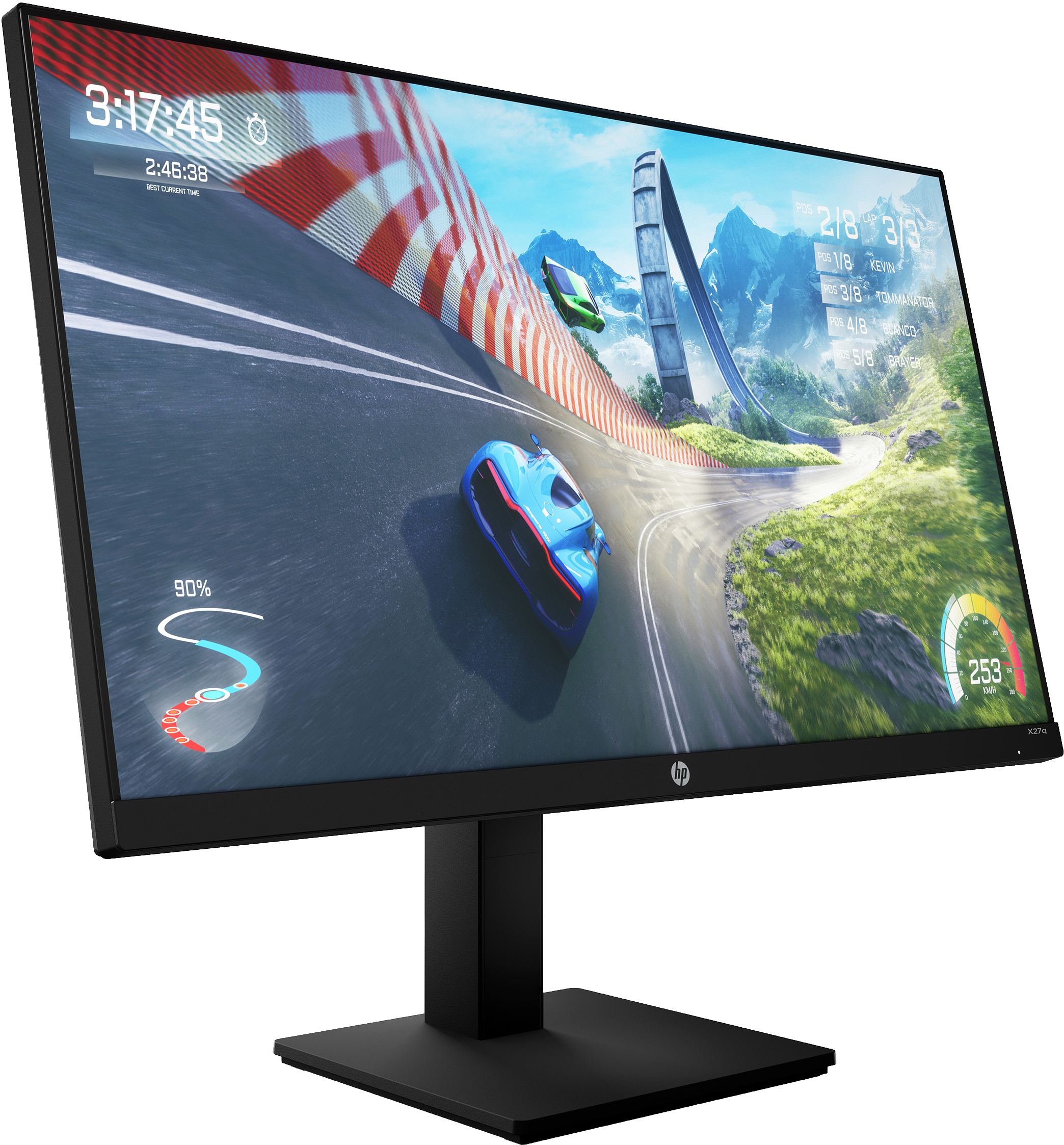 HP X27Q 27 Zoll  QHD  Gaming Monitor  1 ms Reaktionszeit  