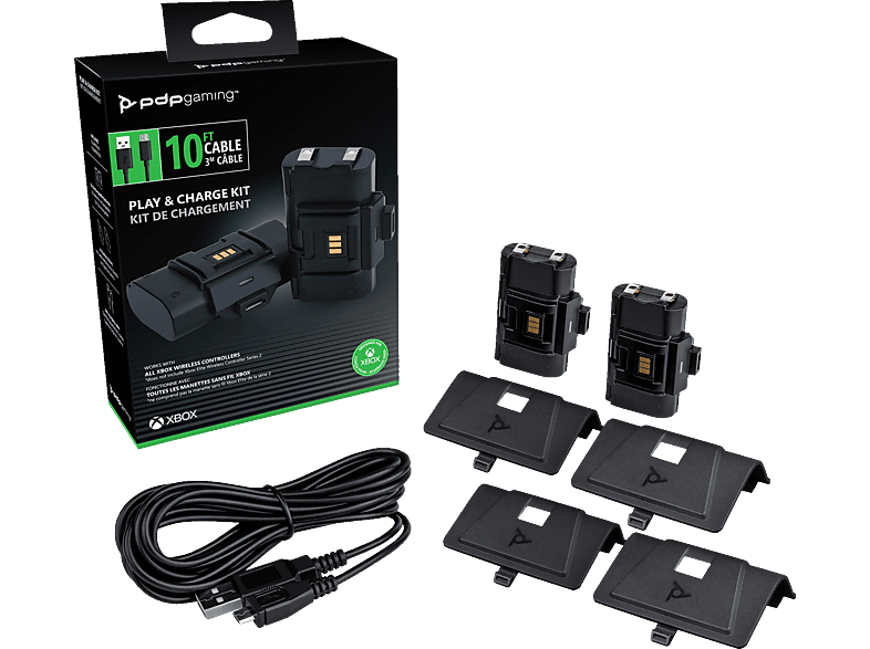 Play Gaming Kit, LLC & PDP Charge Zubehör Xbox-Serie PDP X|S, Schwarz für