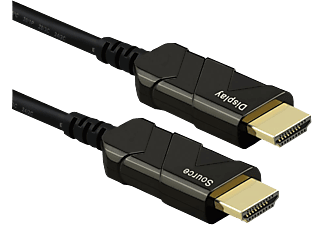 ROLINE 14.01.3483 - HDMI Ultra HD con cavo Ethernet, 30 m, Nero
