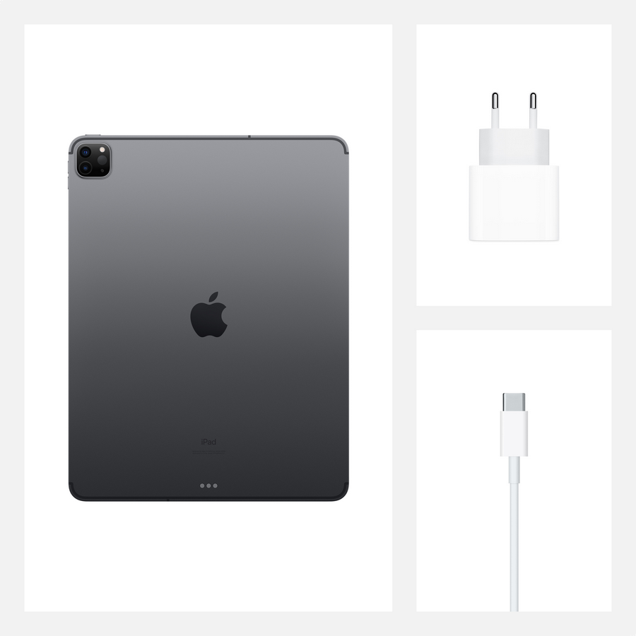 Apple iPad Pro (2020 4ª gen), 128 GB, Gris espacial, WiFi + Cellular, 12.9" Liquid Retina, A12Z Bionic, iOS