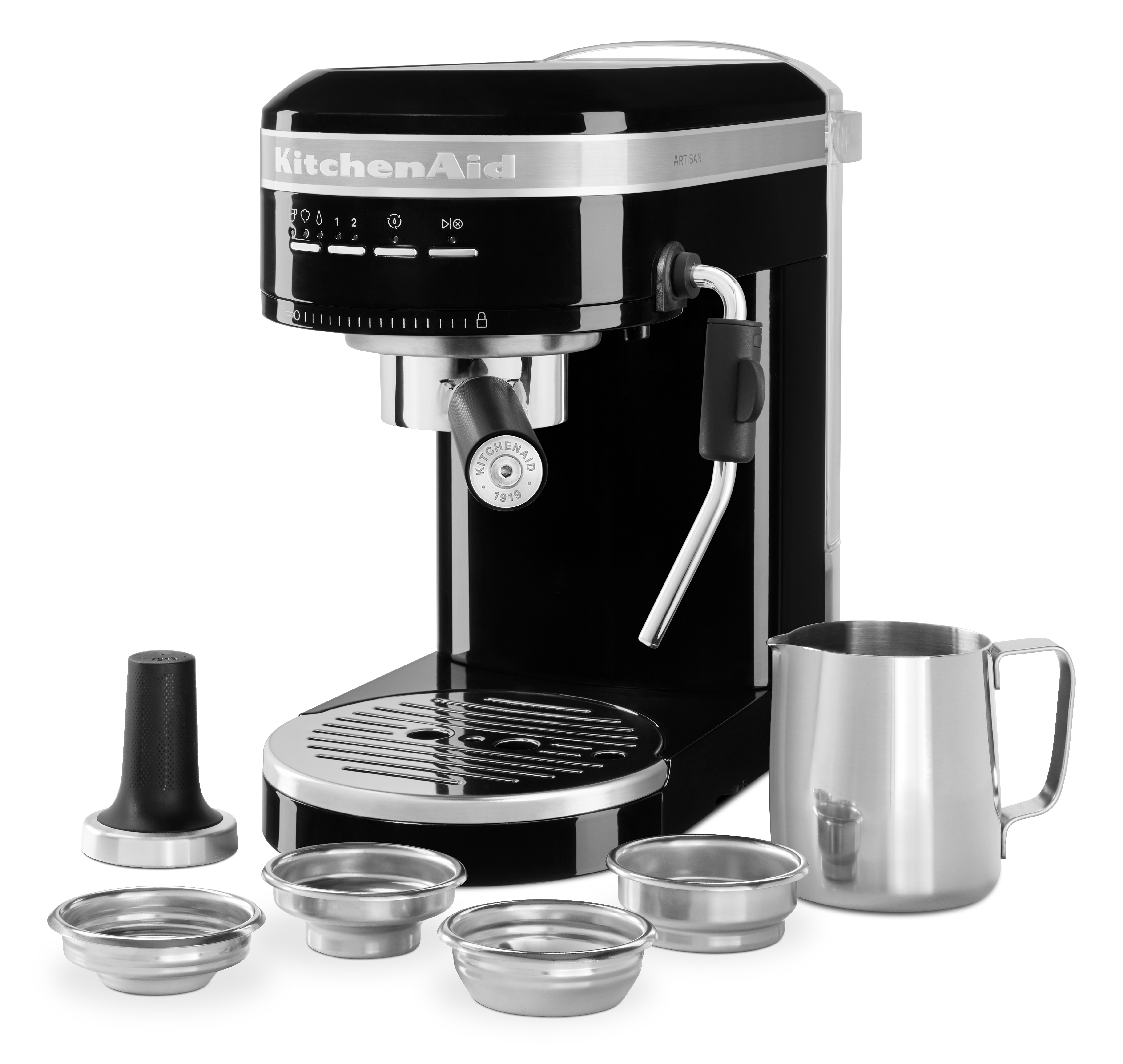 KITCHENAID 5KES6503EOB ARTISAN  Espressomaschine Onyx Schwarz