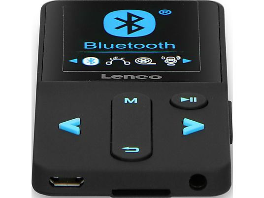 LENCO Xemio 280
 - MP3 Player (8 GB, Schwarz/Blau)