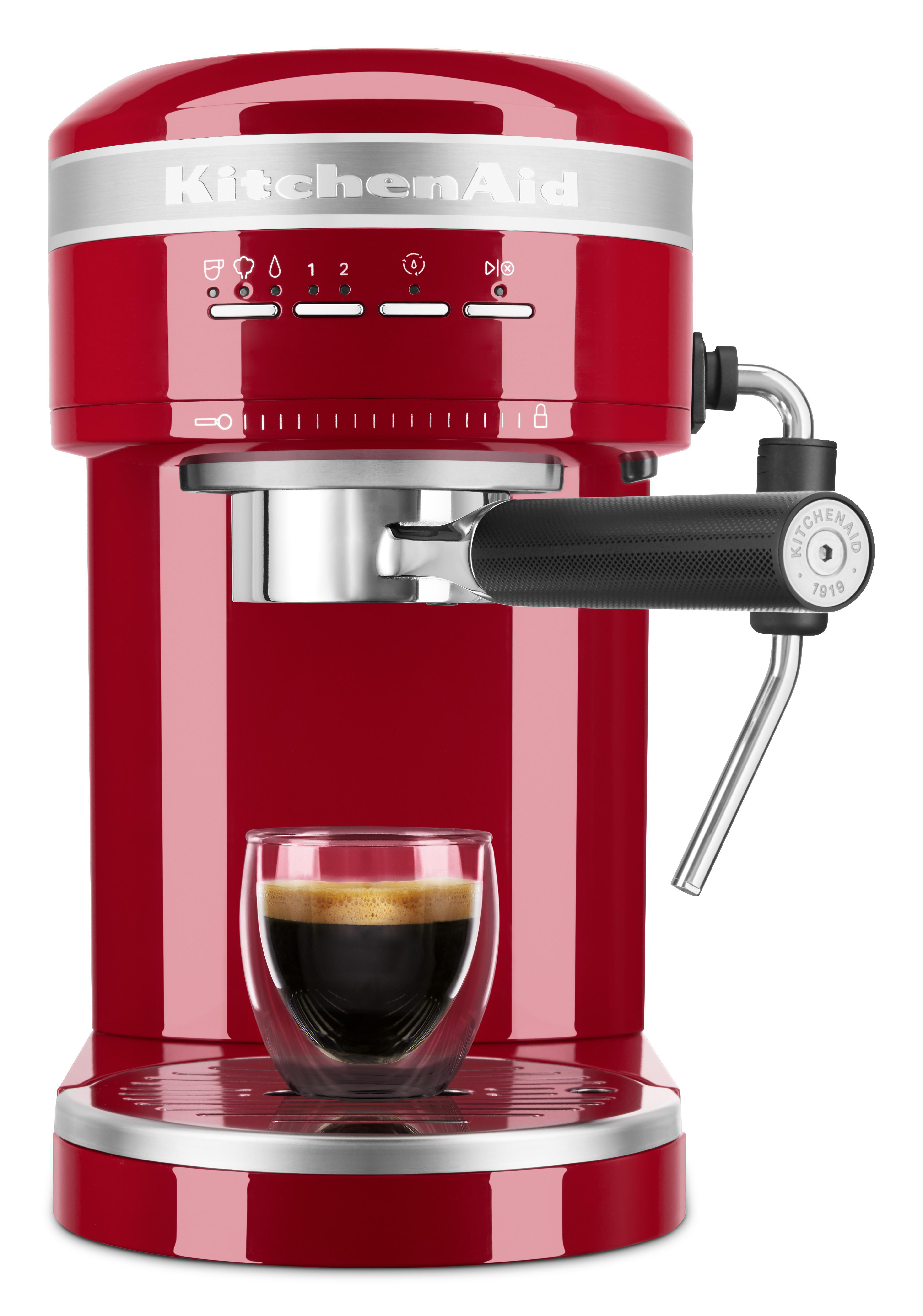 KITCHENAID 5KES6503EER ARTISAN  Espressomaschine Empire Rot