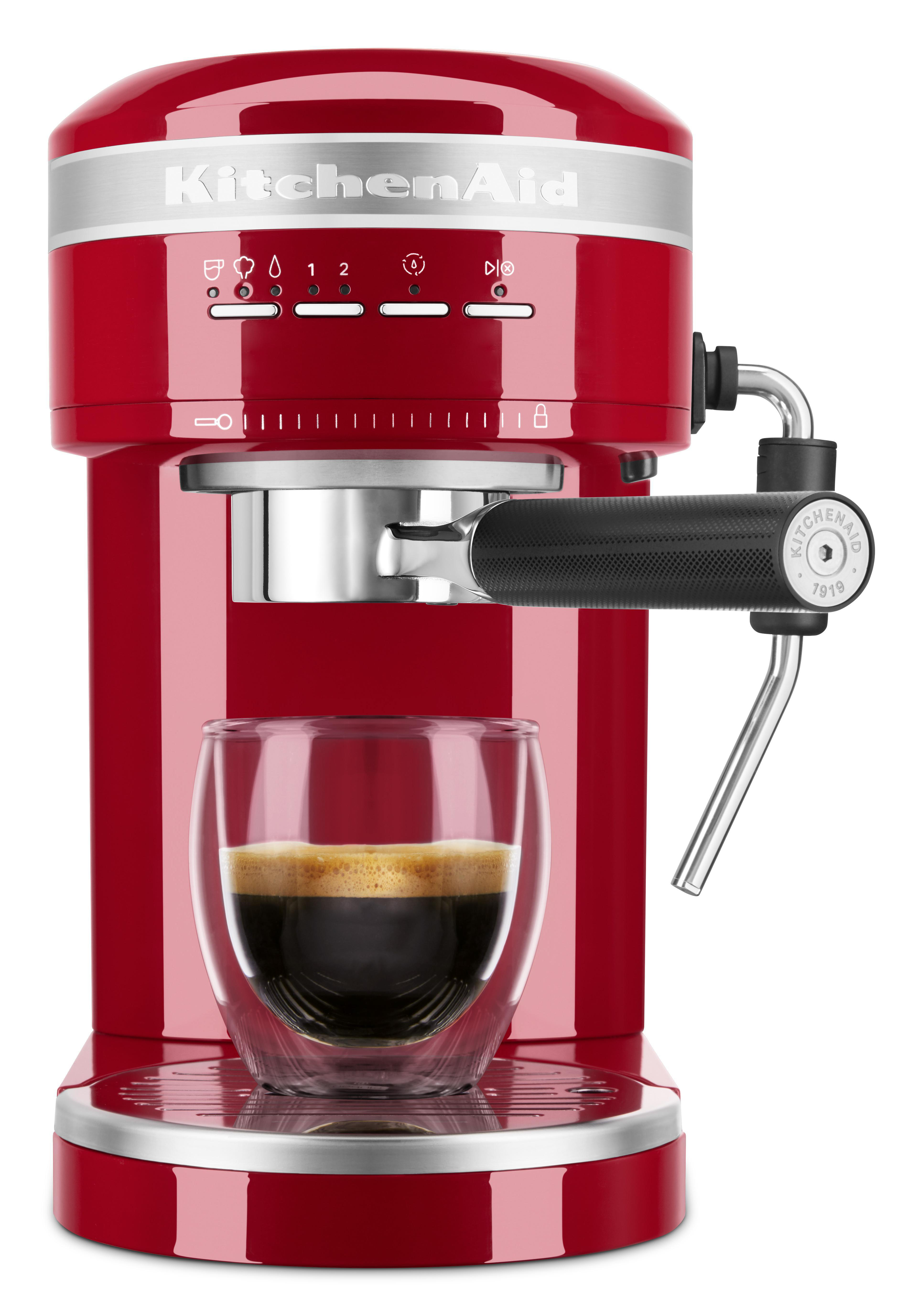KITCHENAID 5KES6503EER ARTISAN  Espressomaschine Empire Rot