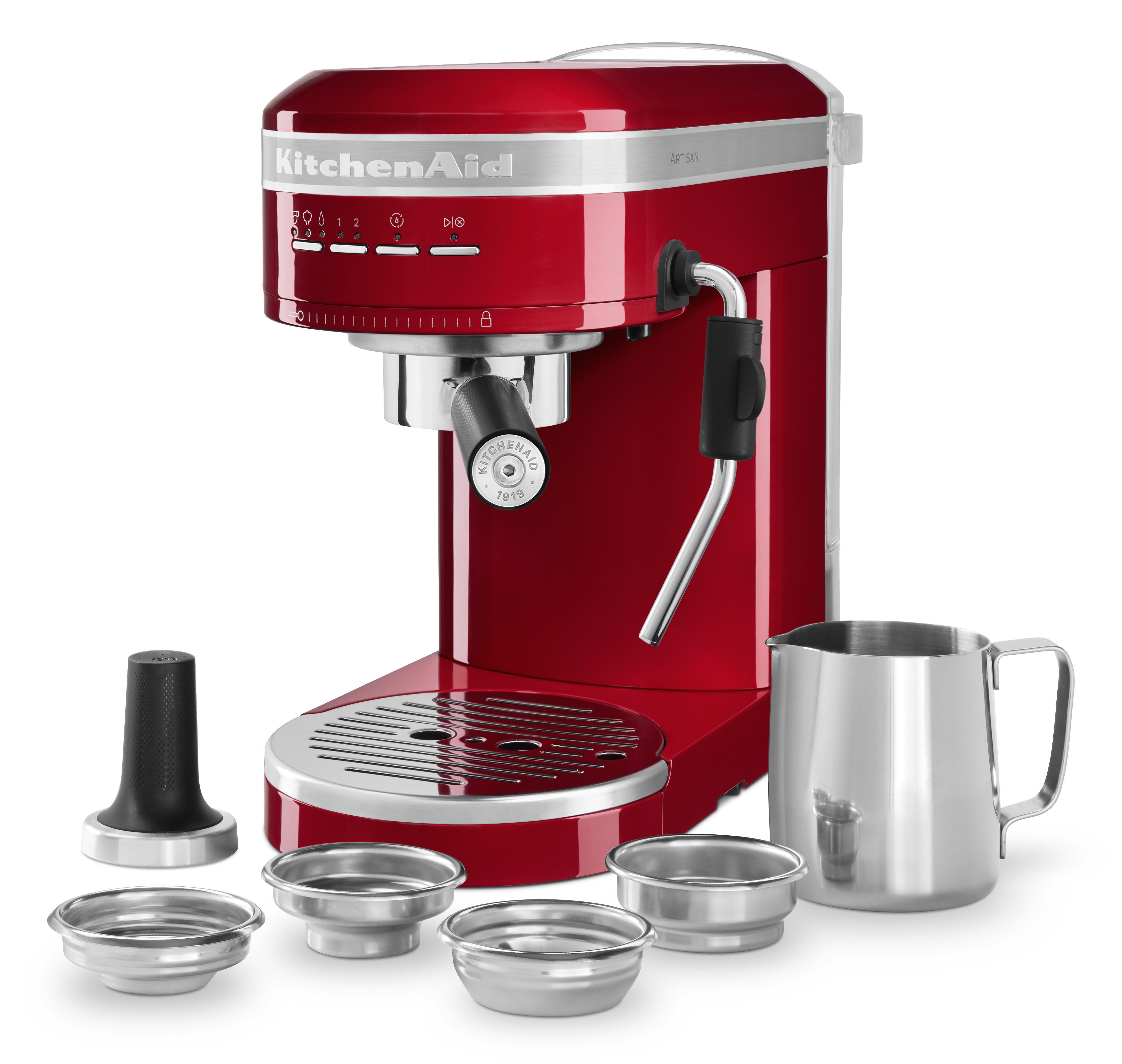 KITCHENAID 5KES6503EER ARTISAN  Espressomaschine Empire Rot