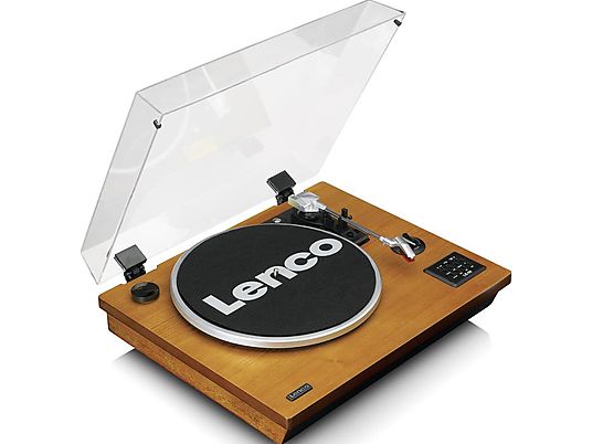 LENCO LS 55 - Platine. (Noyer / noir / transparent)