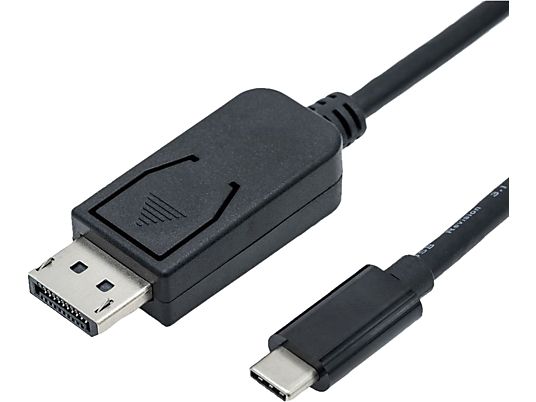 ROLINE 11.04.5836 - Câble adaptateur USB-DisplayPort, 2 m, Noir