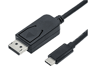 ROLINE 11.04.5837 - Câble adaptateur USB-DisplayPort, 3 m, Noir