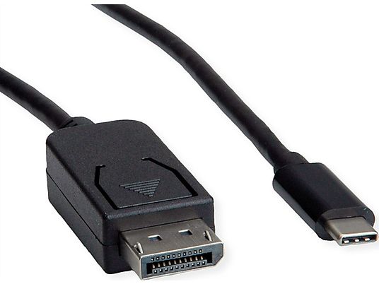 ROLINE 11.04.5837 - Cavo adattatore USB-DisplayPort, 3 m, Nero