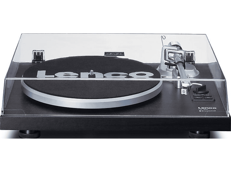 Lenco LS 500 Bluetooth Plattenspieler mit zwei externen Lautsprechern und 2 x 30 Watt, Schwarz — Foto 3 von 5