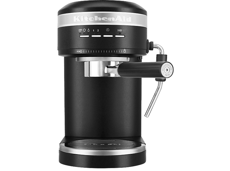 KITCHENAID 5KES6503EBK ARTISAN  Espressomaschine Gusseisen Schwarz | Siebträger