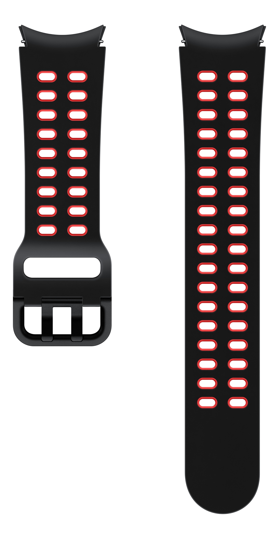 SAMSUNG Extreme Sport (20mm, M/L) - Fascia da braccio (Nero/Rosso)