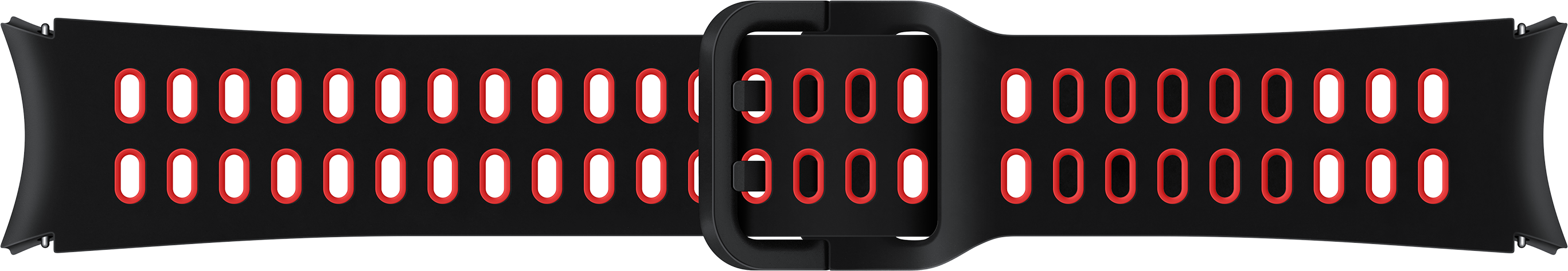 SAMSUNG Extreme Sport (20mm, M/L) - Fascia da braccio (Nero/Rosso)