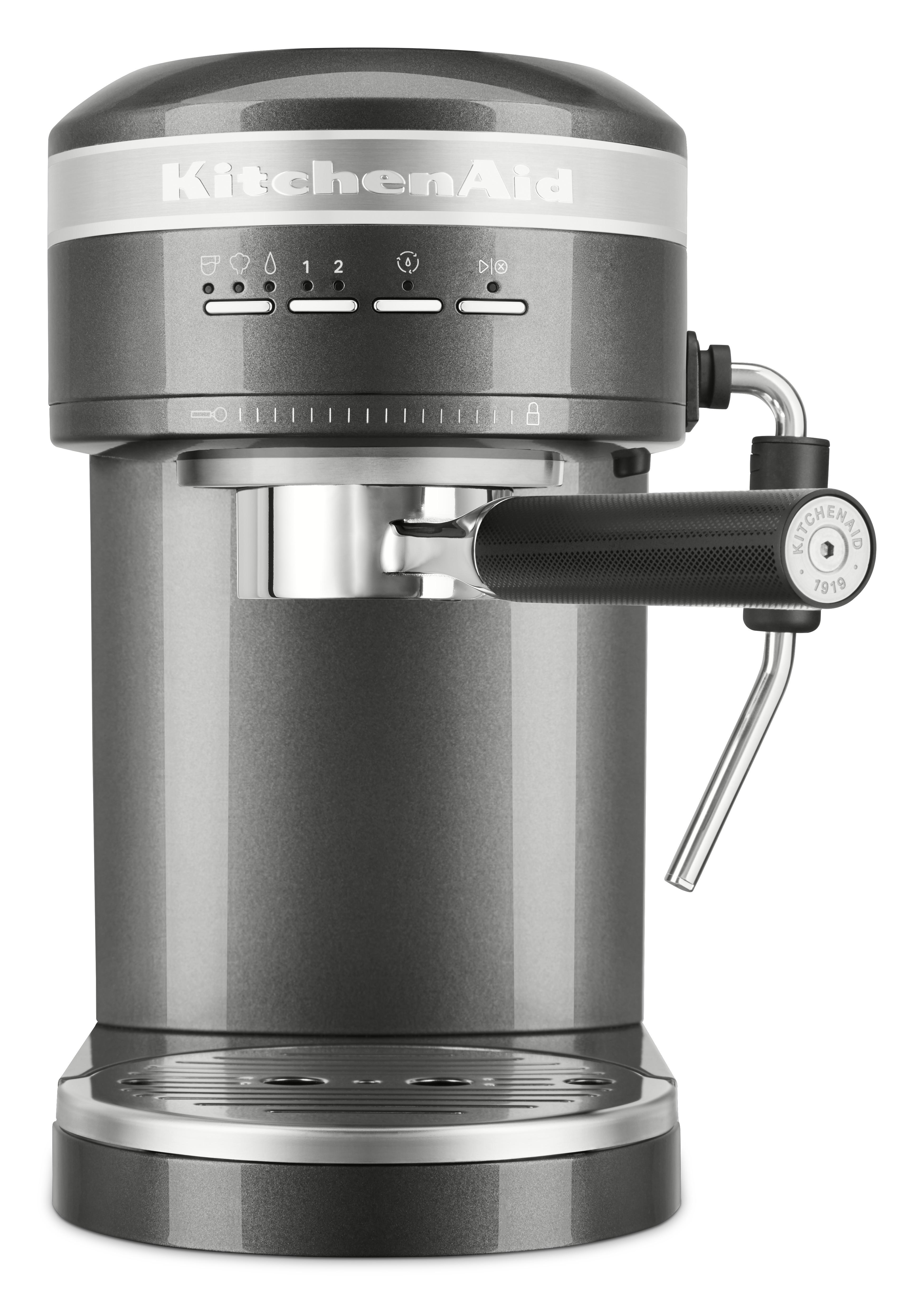 KITCHENAID 5KES6503EMS ARTISAN  Espressomaschine Medaillon Silber