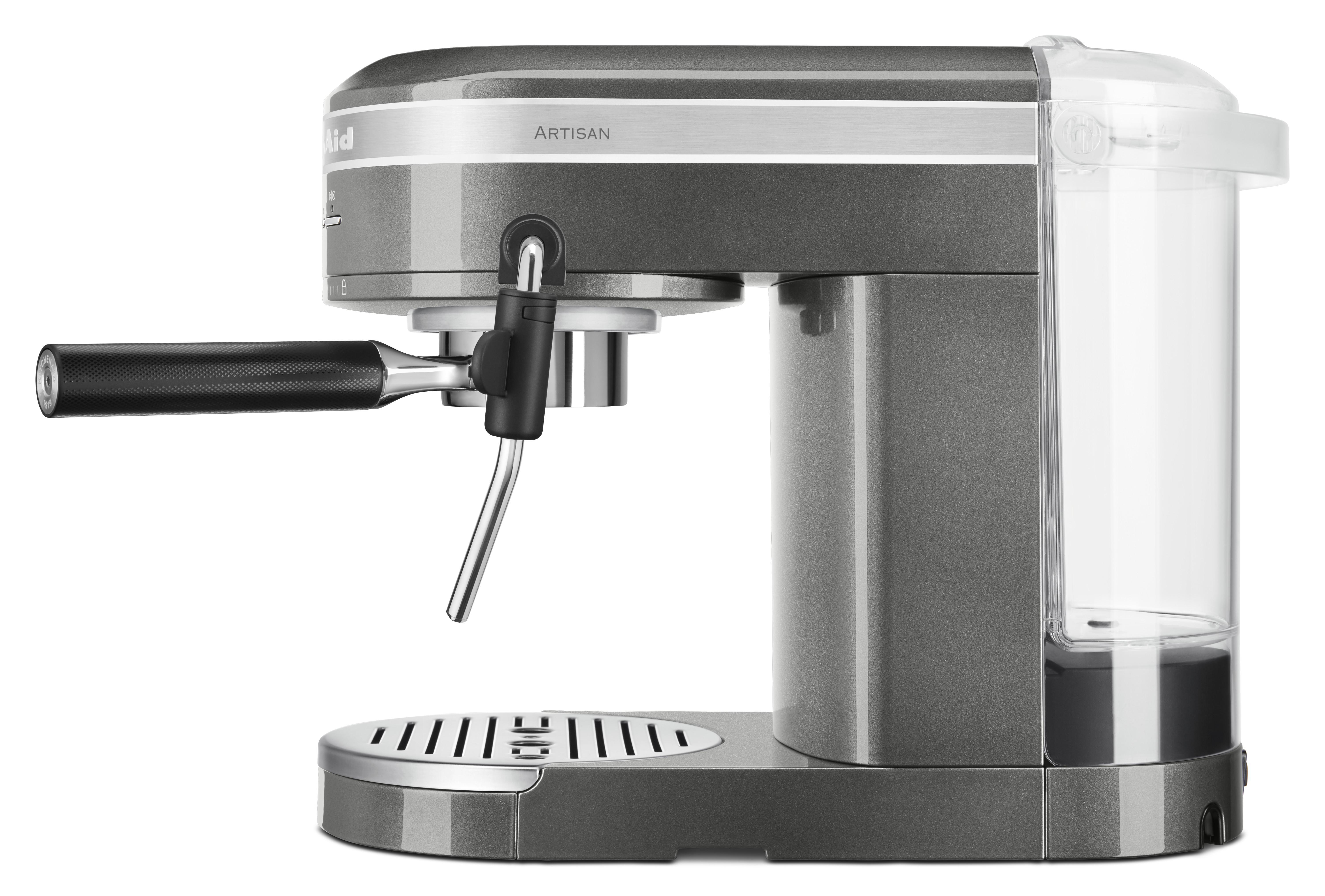 KITCHENAID 5KES6503EMS ARTISAN  Espressomaschine Medaillon Silber