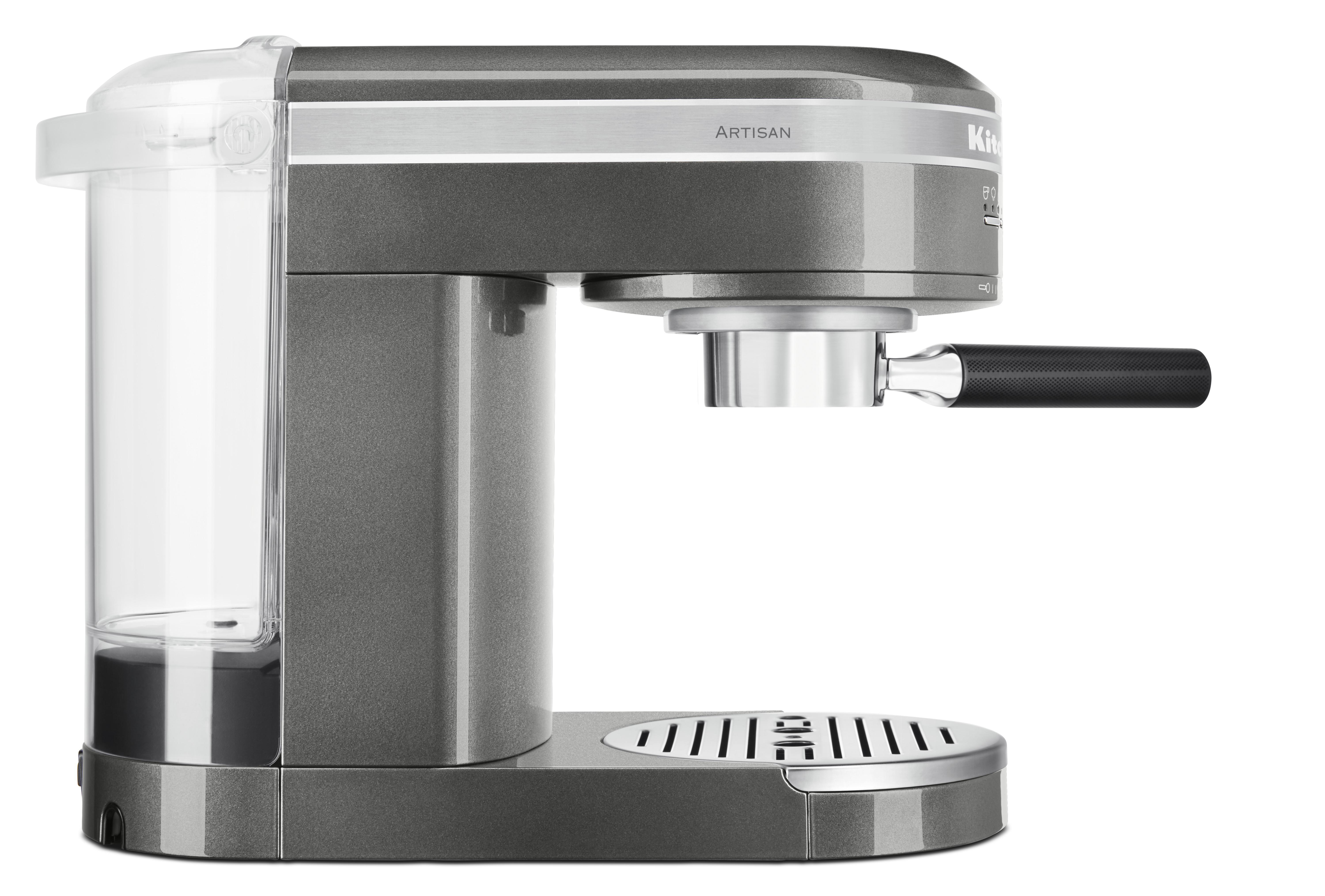 KITCHENAID 5KES6503EMS ARTISAN  Espressomaschine Medaillon Silber