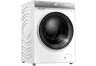 Lavadora secadora - Hisense WDQR1014EVAJM, 10 kg lavado, 6 kg secado, 1400 rpm, 14 programas, Blanco