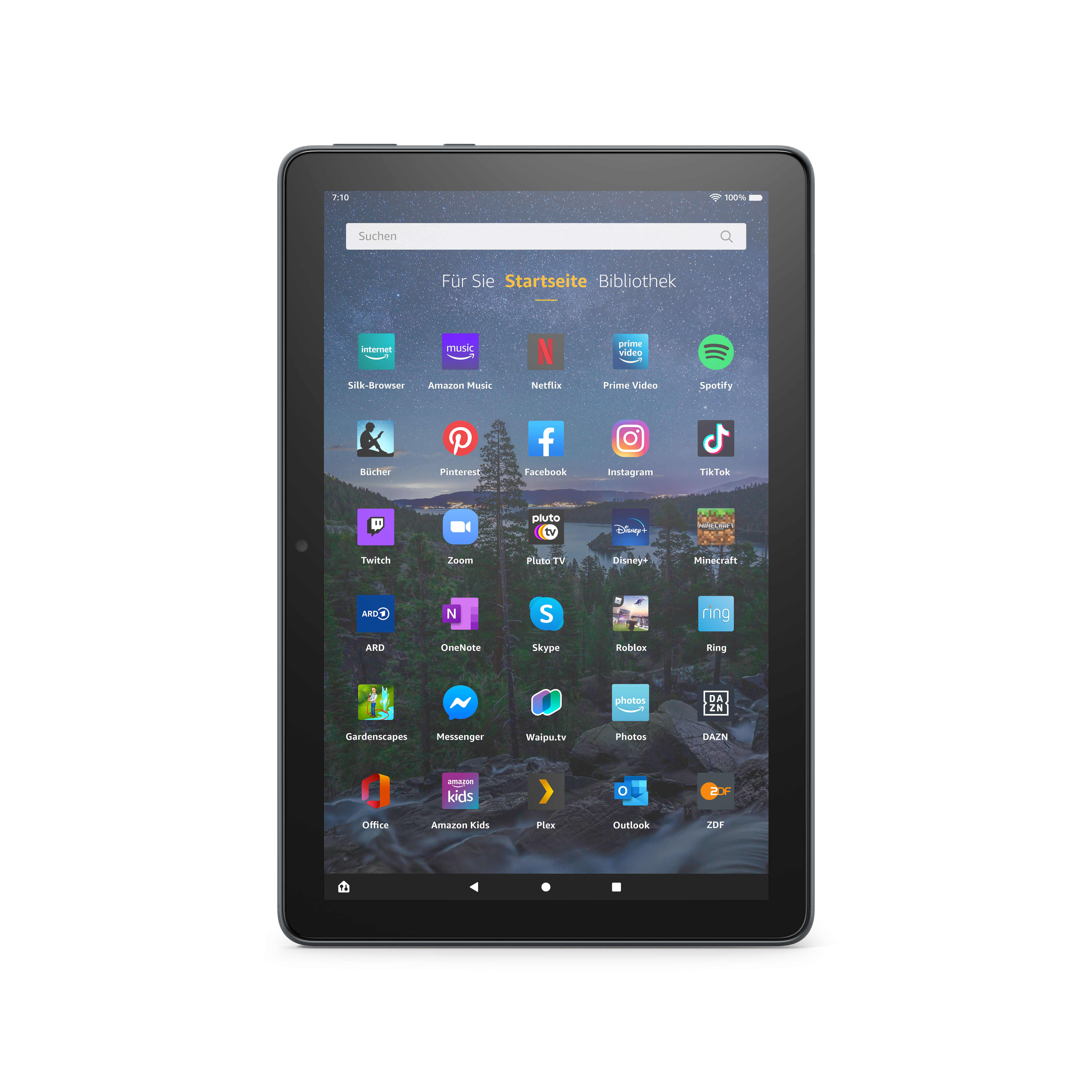 AMAZON FIRE HD 10 PLUS mit Spezialangeboten, Tablet, 32 GB, 10,1 Zoll, Schiefergrau