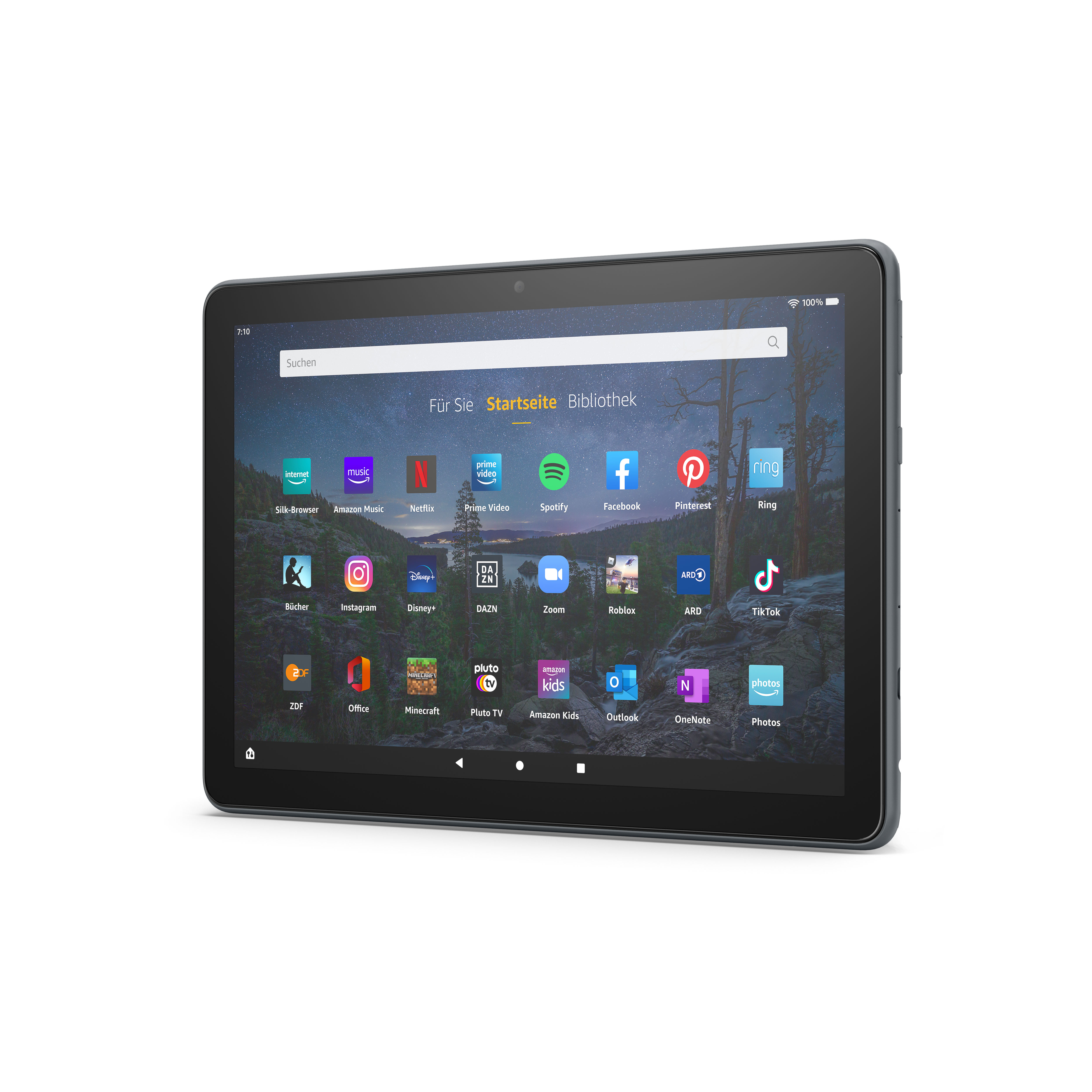 AMAZON FIRE HD 10 PLUS mit Spezialangeboten, Tablet, 32 GB, 10,1 Zoll, Schiefergrau