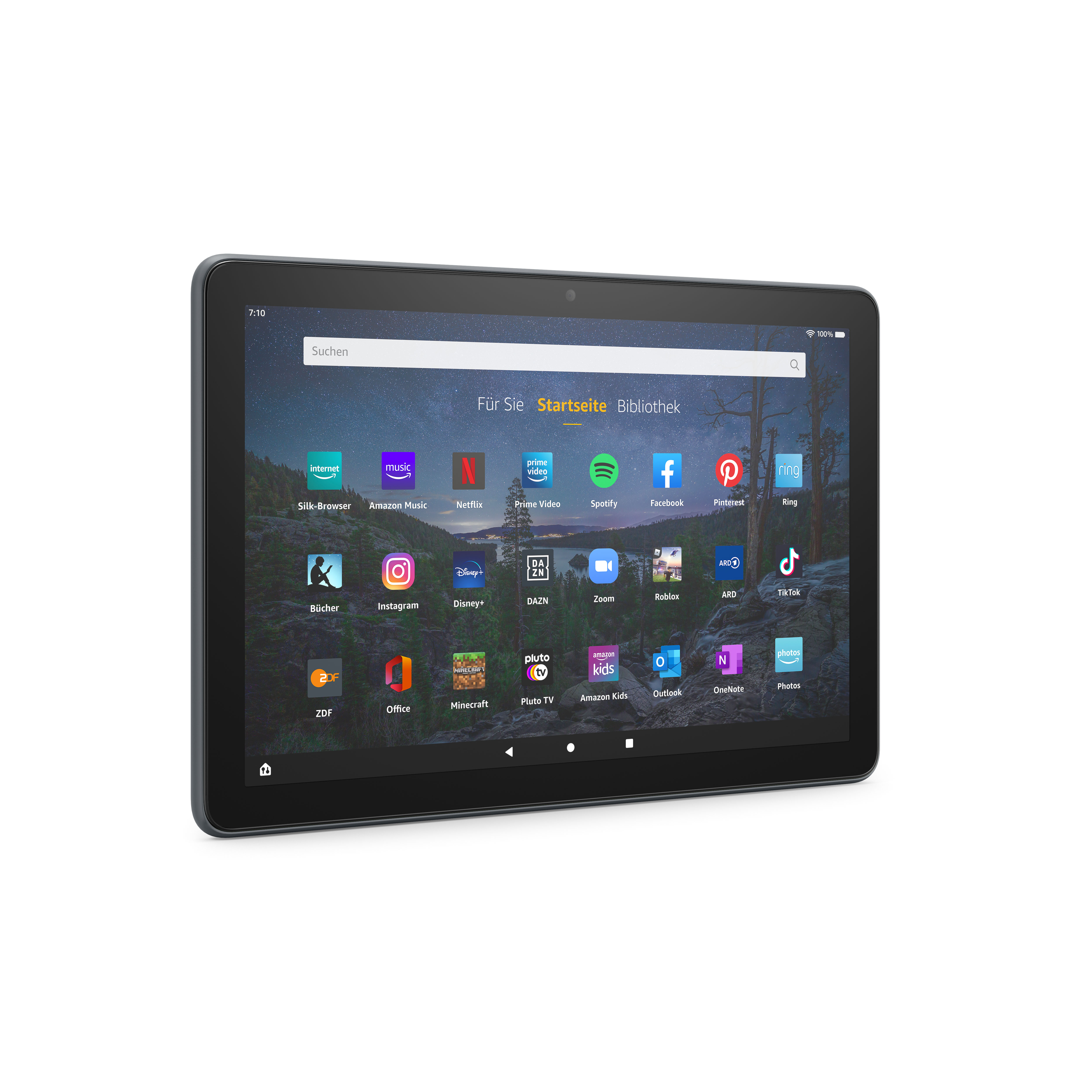 AMAZON FIRE HD 10 PLUS mit Spezialangeboten, Tablet, 32 GB, 10,1 Zoll, Schiefergrau