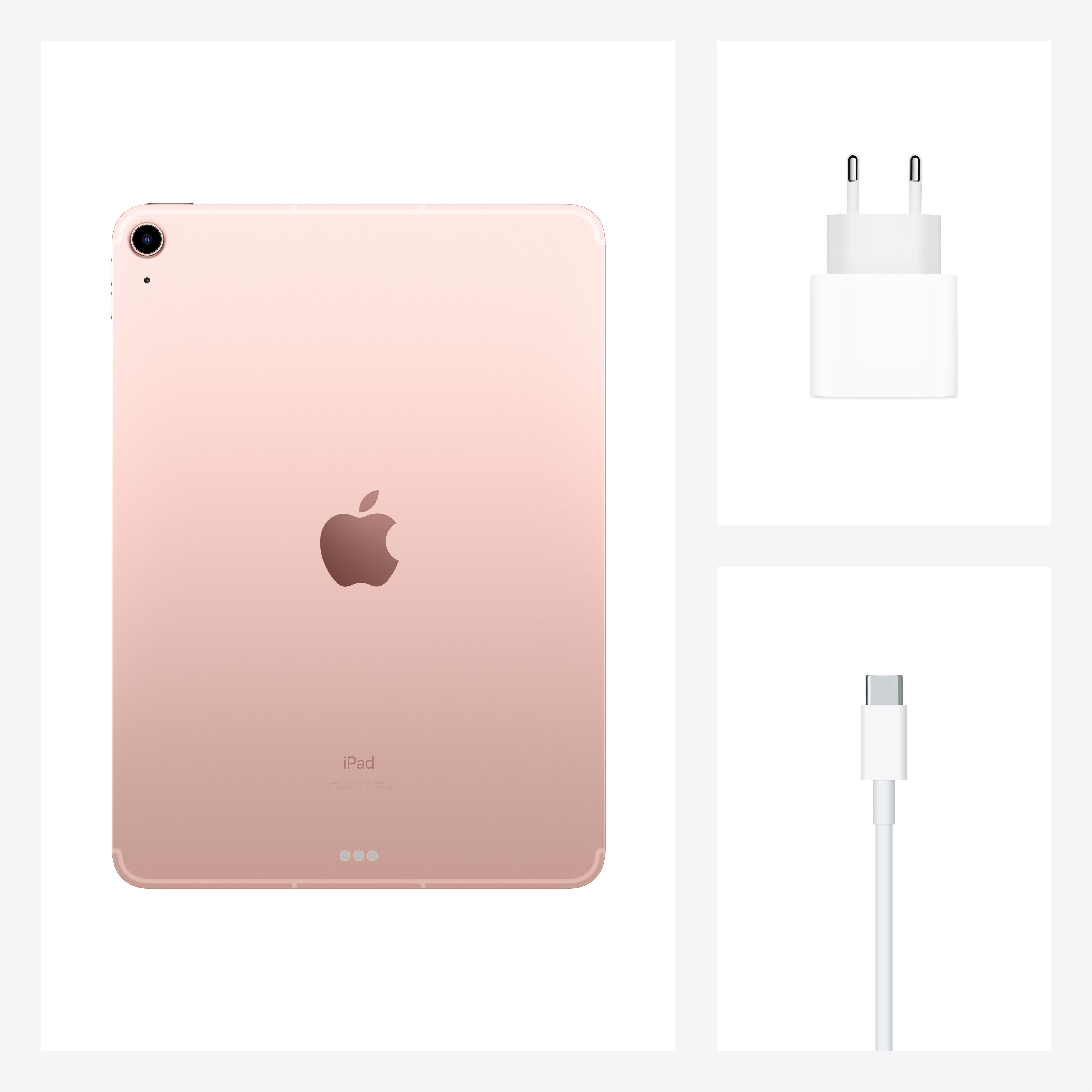 Apple iPad Air (2020 4ª gen), 256 GB, Oro rosa, WiFi+Cell, 10.9", Liquid Retina, Chip A14 Bionic, iPadOS 14