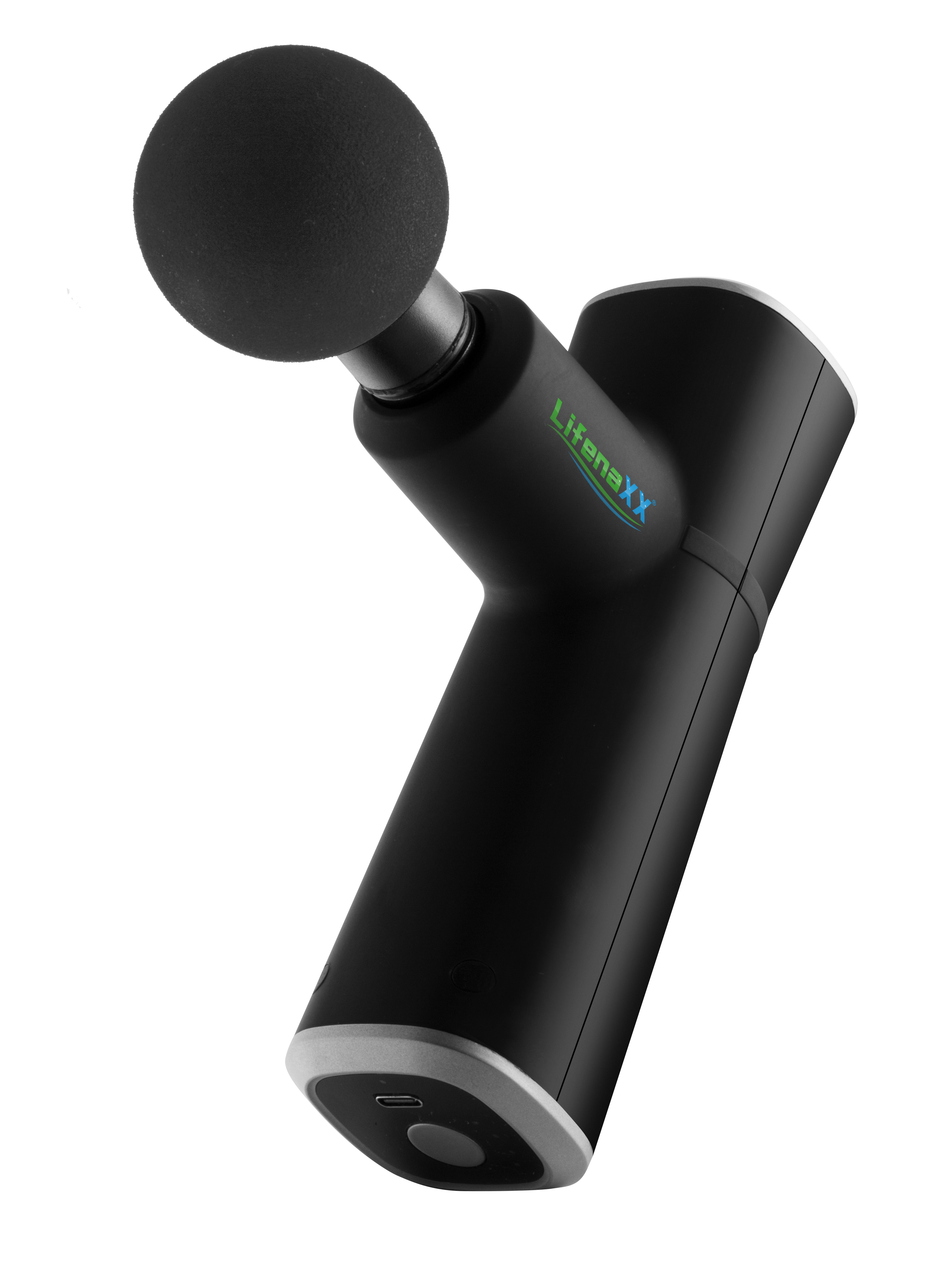 LIFENAXX LX-025 Massagegerät, Schwarz/Silber
