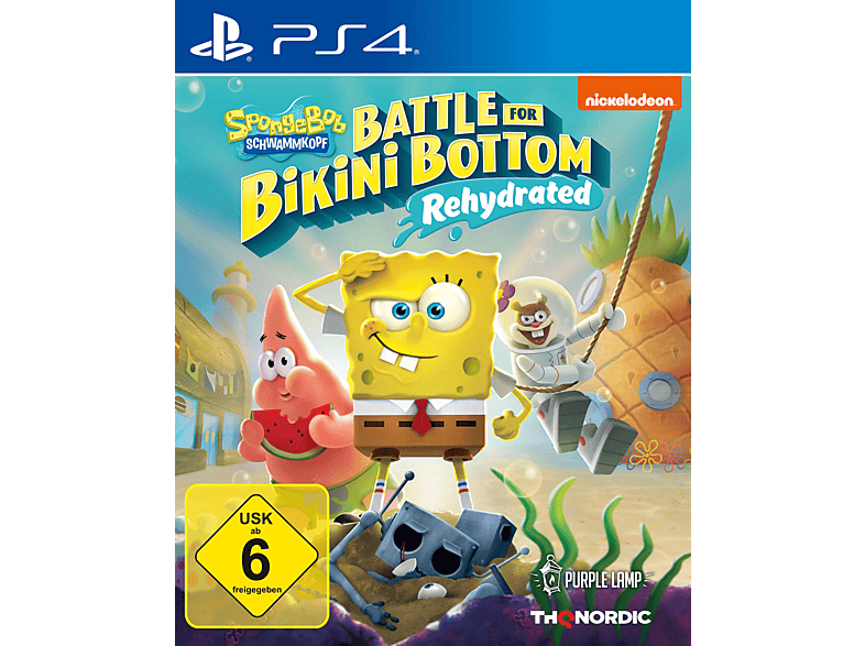 Spongebob SquarePants: Battle for Bikini Bottom - Rehydrated - PlayStation 4 [Blu-ray]; Videogame