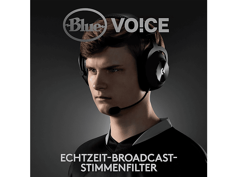 LOGITECH G pro X Lightspeed, Kabelloses Gaming Headset, Blue VO!CE, 7.1 Surround-Sound, Schwarz — Foto 3 von 5