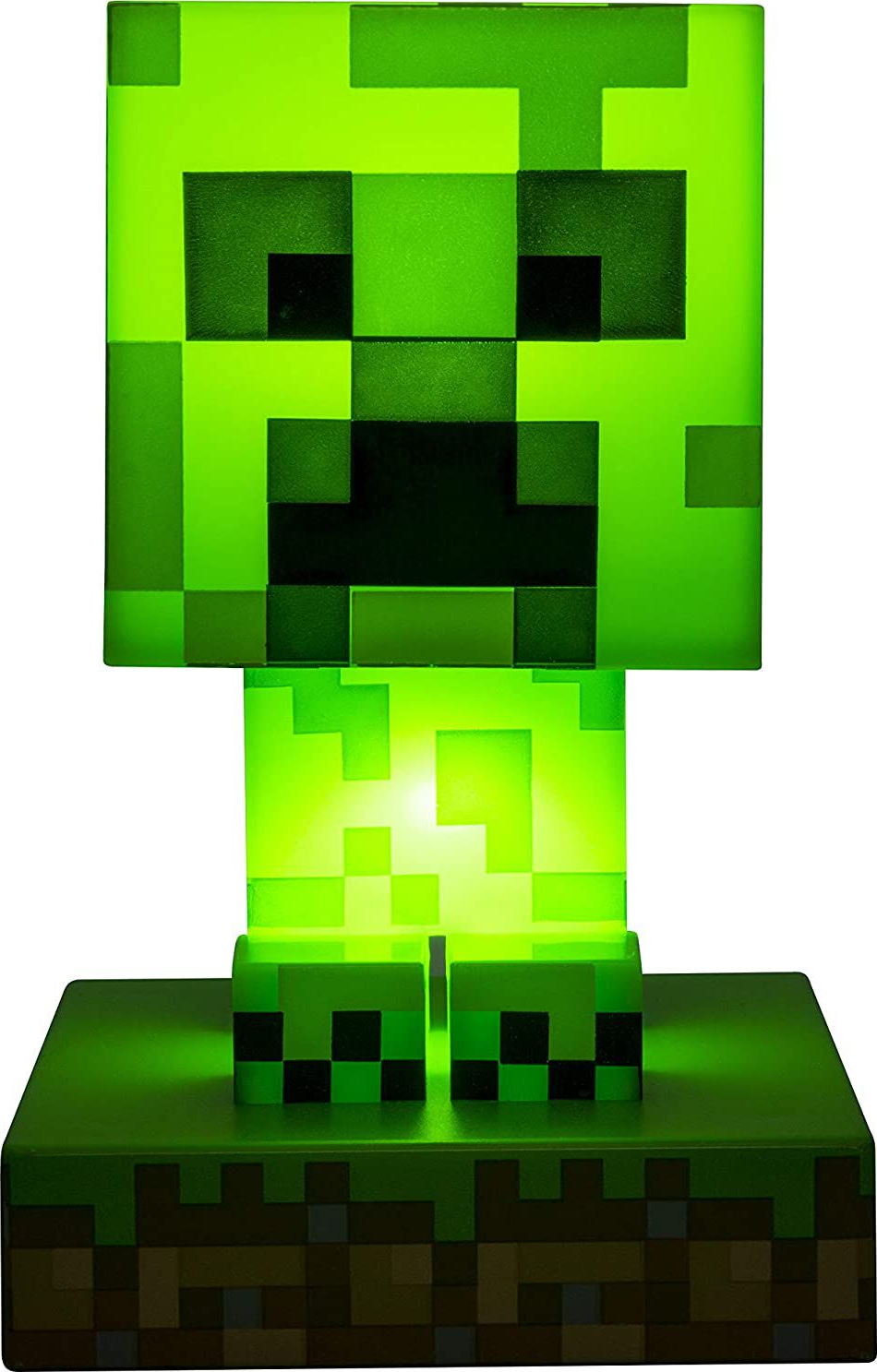 PALADONE Minecraft - Creeper - Lampe décorative (Vert / marron / noir)