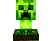 PALADONE Minecraft - Creeper - Lampe décorative (Vert / marron / noir)