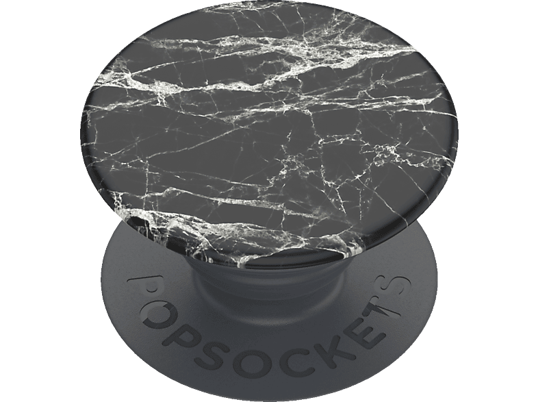 POPSOCKETS PopGrip Basic Black Modern Handyhalterung, Marble Mehrfarbig
