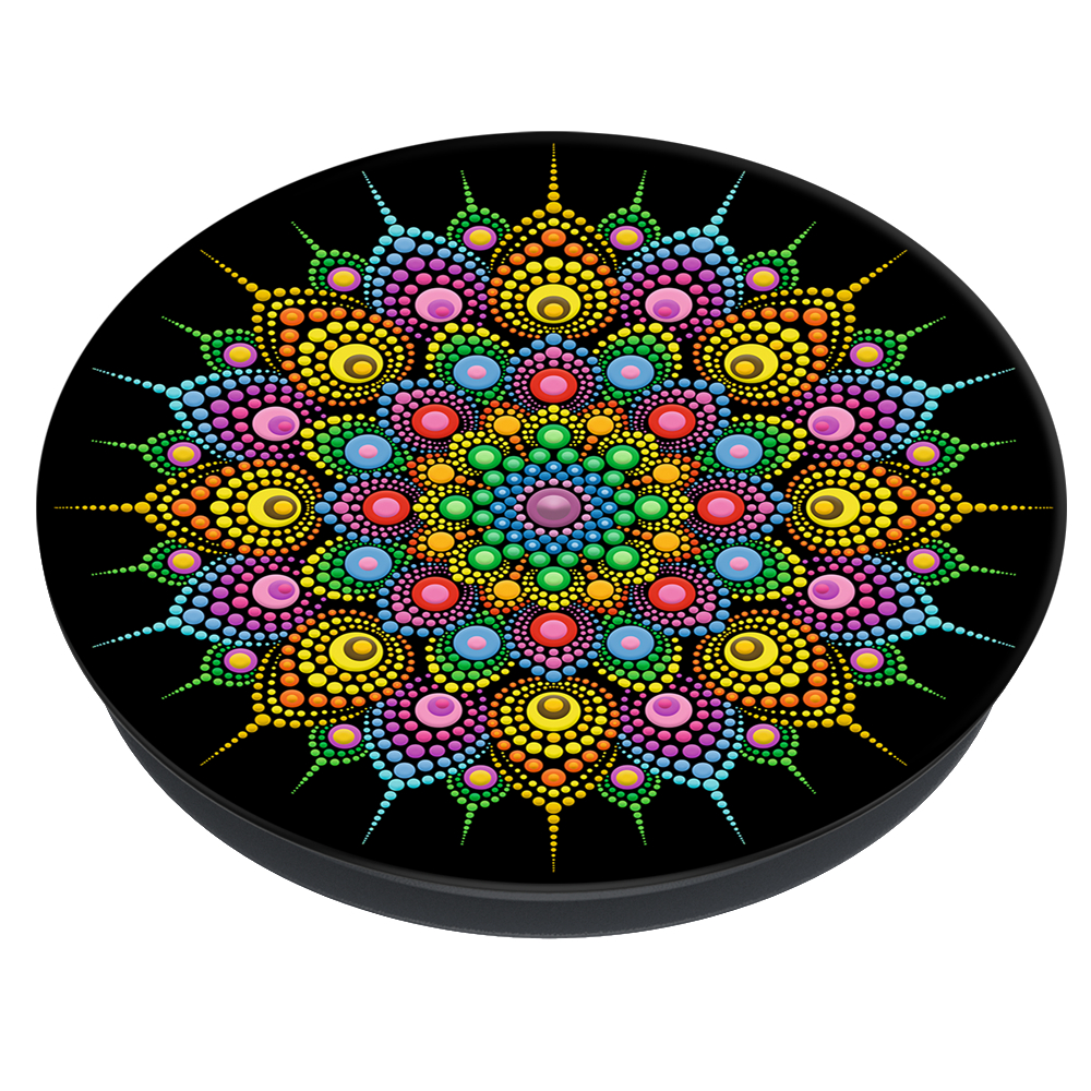 POPSOCKETS PopGrip Basic Pearl Mandala Handyhalterung, Mehrfarbig