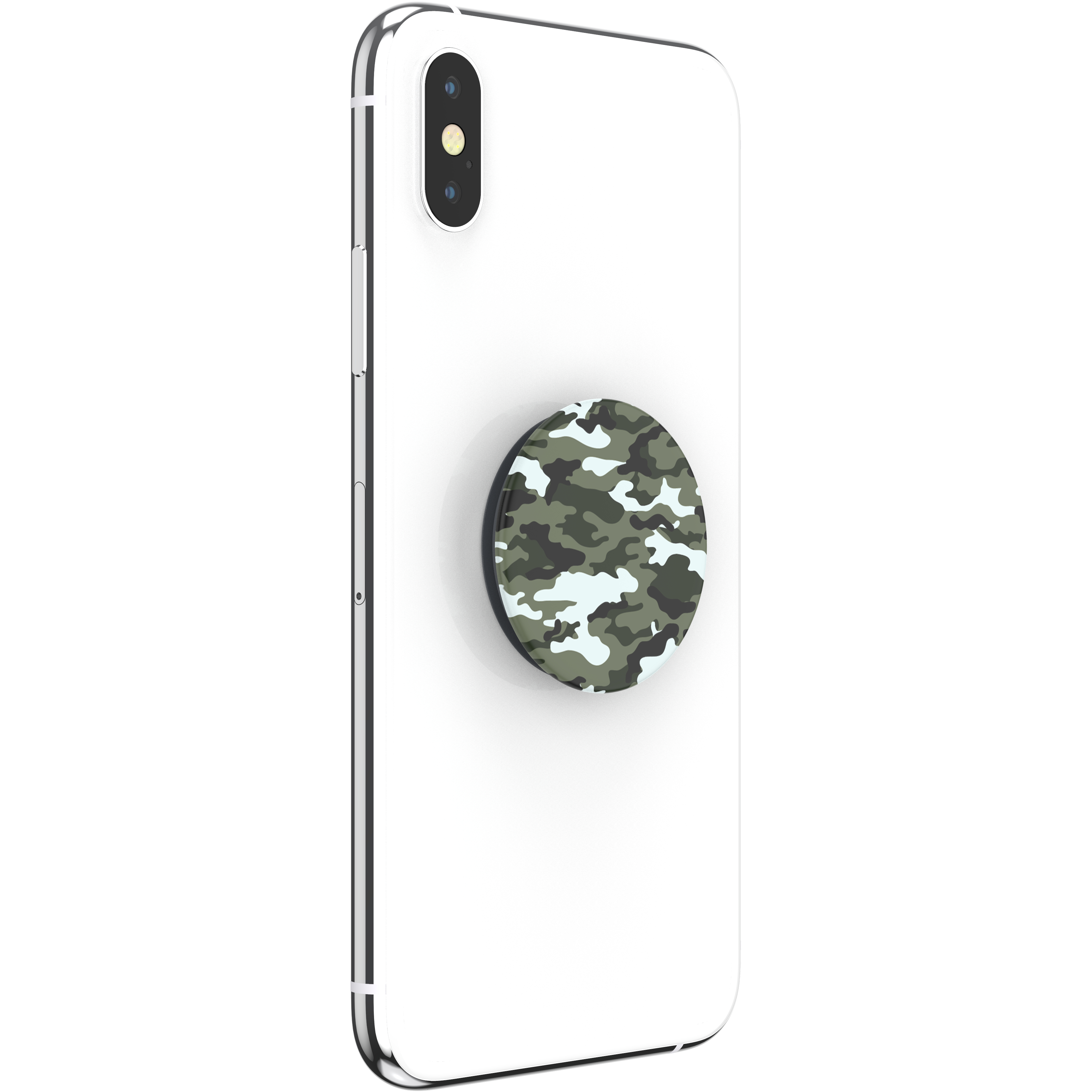 POPSOCKETS PopGrip Basic Dark Green Camo Handyhalterung, Mehrfarbig