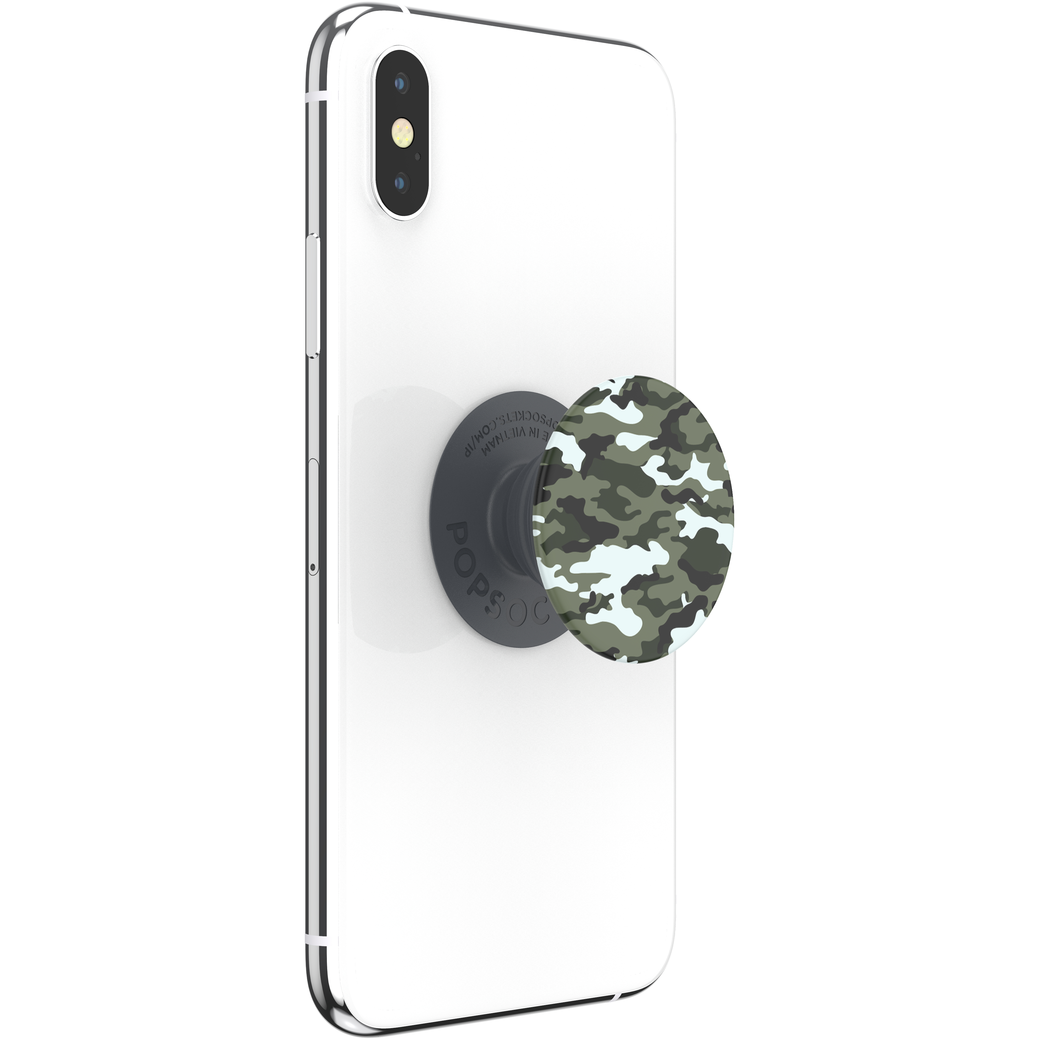 POPSOCKETS PopGrip Basic Dark Green Camo Handyhalterung, Mehrfarbig