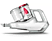PHILIPS FC6723/01 SpeedPro Vezeték nélküli állóporszívó, fehér/piros