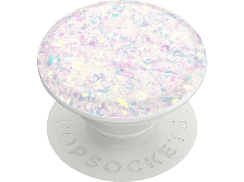 POPSOCKETS Mehrfarbig Iridescent Basic Confetti PopGrip Handyhalterung, White