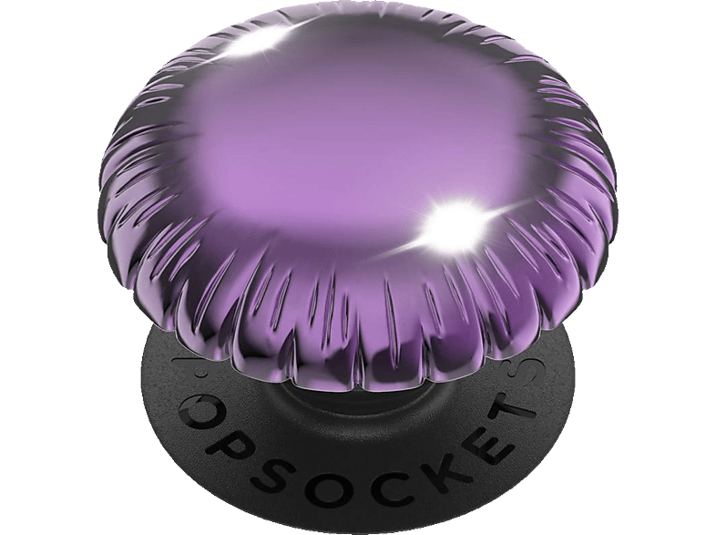 POPSOCKETS PopGrip Basic Balloon Handyhalterung, Violett Purple Foil