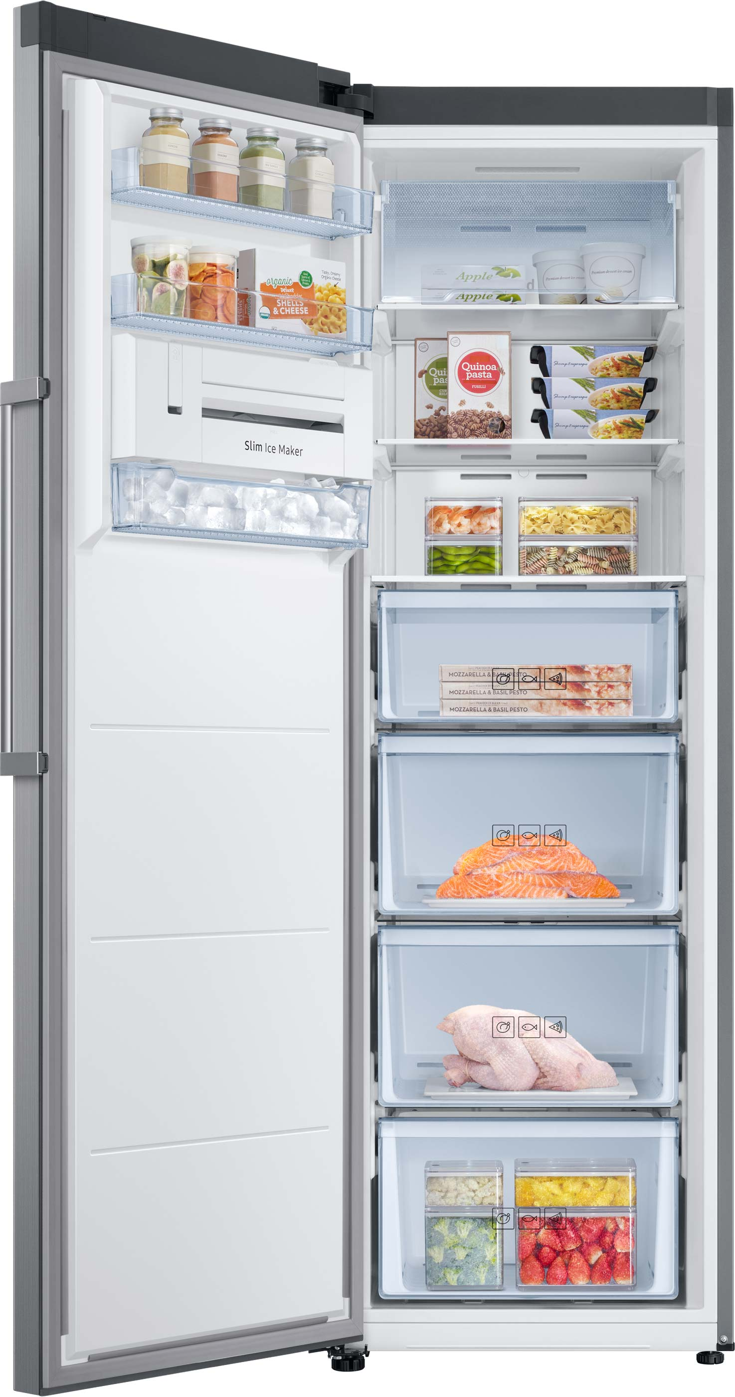 SAMSUNG RZ32M711ES9/EG Gefrierschrank (E, 323 l, 1853 mm hoch)
