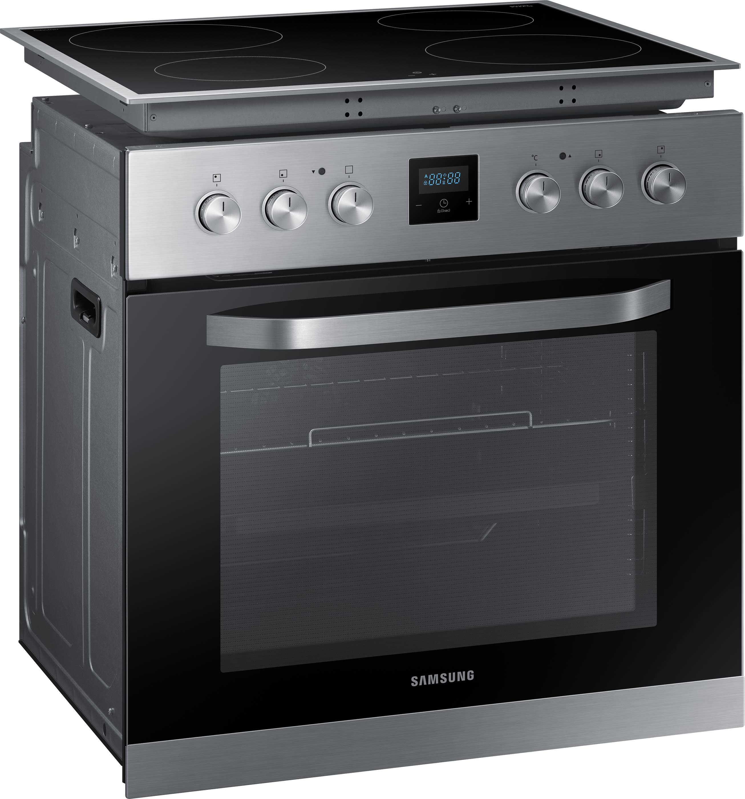 SAMSUNG F-NB69R5701RS, Einbauherdset (Induktionskochfeld, A, 69 l)