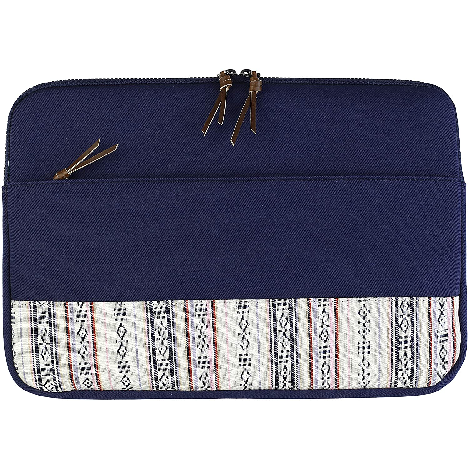 Funda portátil - Vam Vam Rodeo, 16", Neopreno, Con cremallera, Azul marino