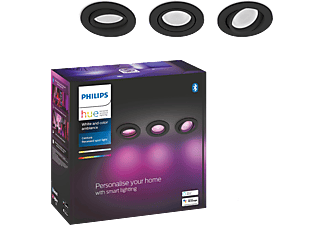 PHILIPS HUE Centura inbouwspot WACA rond Zwart 3-pack