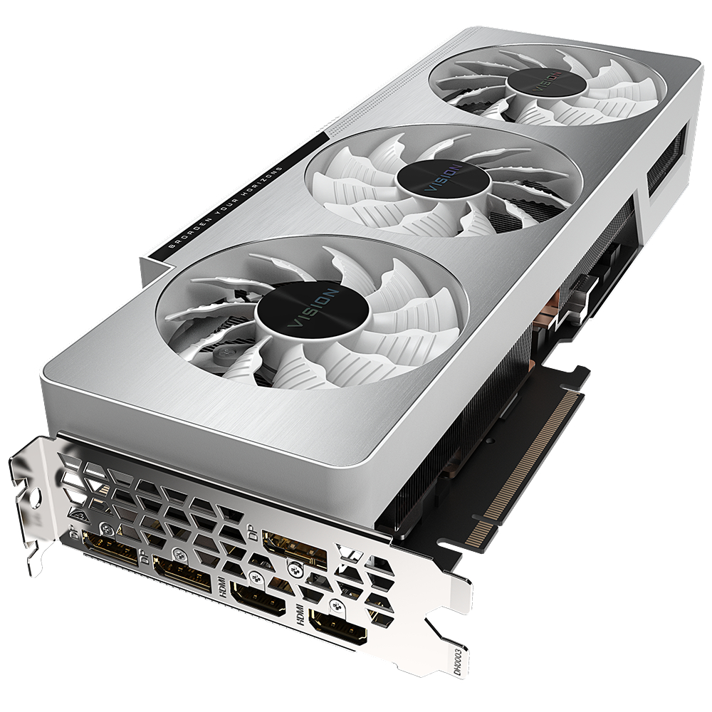 GIGABYTE GeForce RTX™ 3080 VISION OC 10G (Rev. 2.0) (GV-N3080VISION OC-10GD 2.0) (NVIDIA, Grafikkarte)