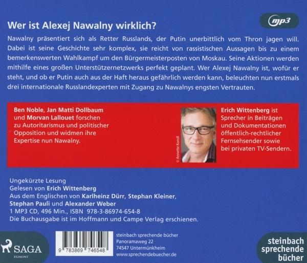 Erich Wittenberg - Nawalny.Seine Ziele,Seine Gegner,Seine Zukunft  - (MP3-CD)