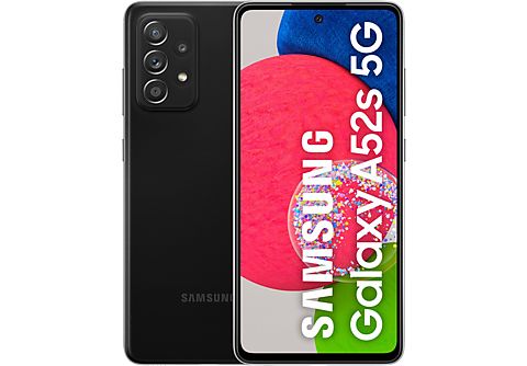 REACONDICIONADO Móvil - Samsung Galaxy A52s 5G, Negro, 128 GB, 6 GB RAM, 6.5" FHD+, Snapdragon 778G, 4500 mAh, Android