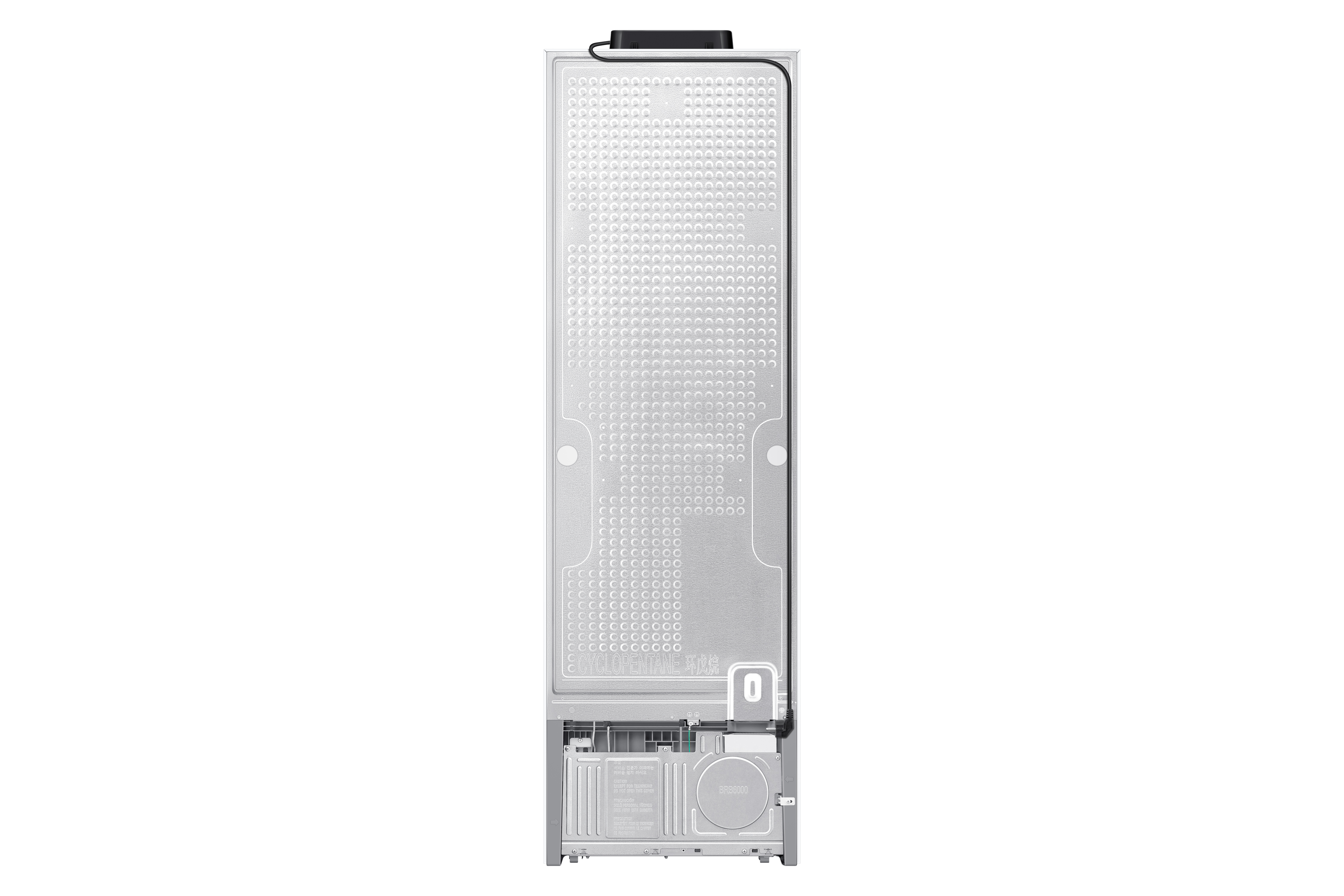 SAMSUNG BRB26713DWW/EF Einbau Kühl-Gefrierkombination Kühlgefrierkombination (D, 264 l, 1775 mm hoch, Einbaugerät, No Frost (verminderte Eisbildung), Weiß)