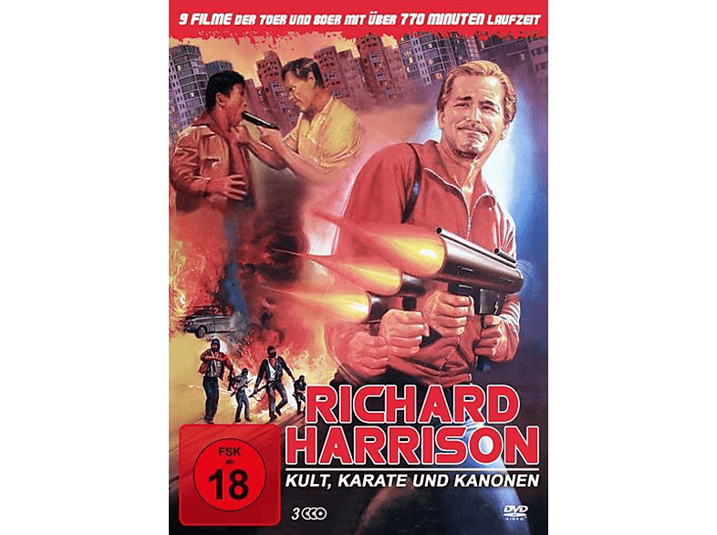 Richard Harrison-Kult,Karate Kanonen und DVD