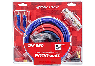 CALIBER CPK25D - Set di cavi per amplificatore (Multicolore)