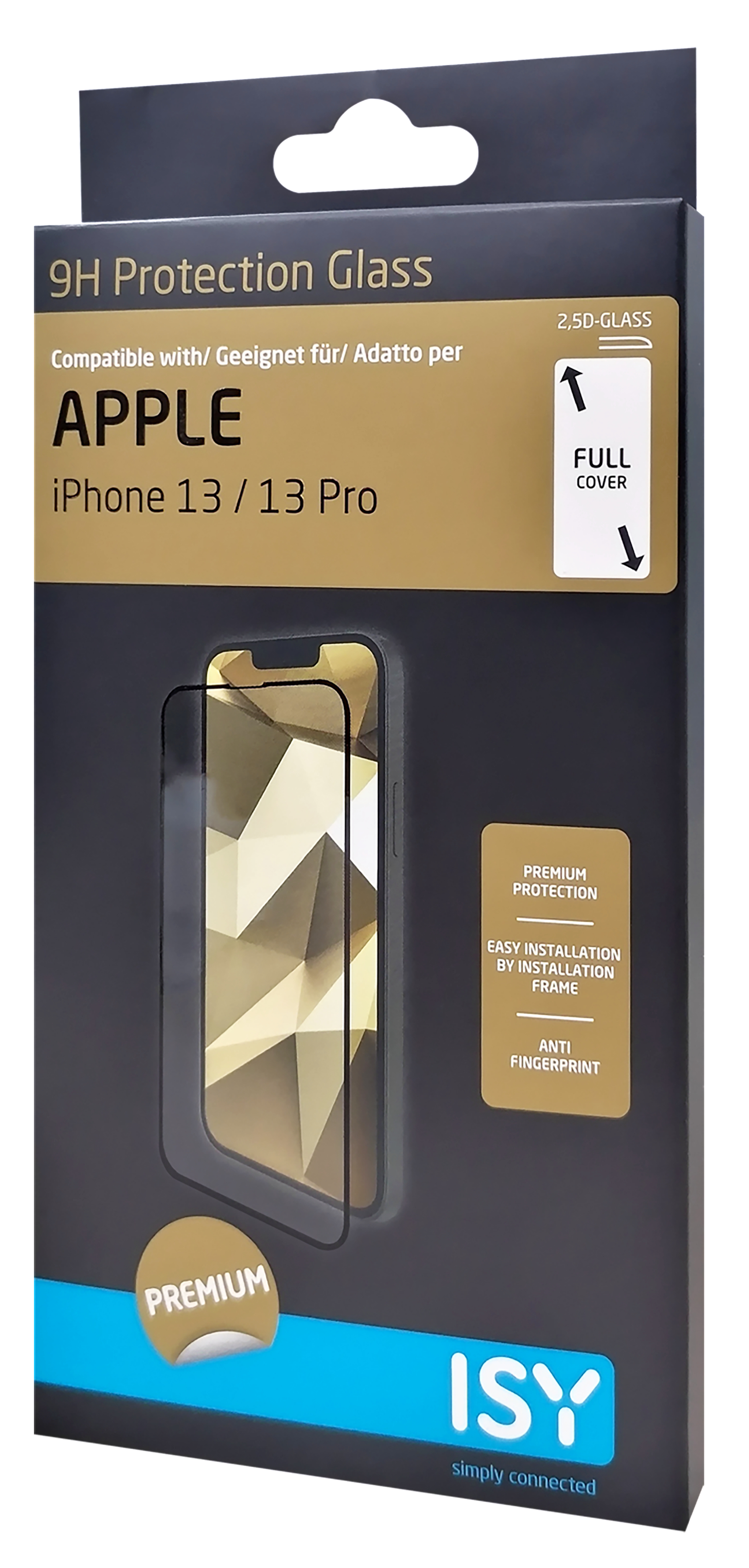 Pro) 5123-2.5D IPG iPhone Displayschutz (für iPhone 13 ISY 13, Apple